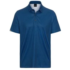 Dunning Monogram Jersey Performance Shirt Polo Short Sleeve Golf Apparel