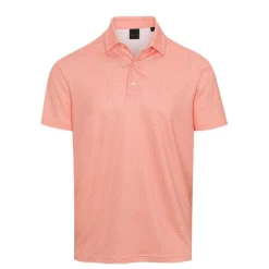 Dunning Monogram Jersey Performance Shirt Polo Short Sleeve Golf Apparel