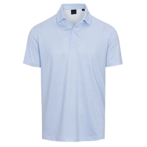 Dunning Monogram Jersey Performance Shirt Polo Short Sleeve Golf Apparel