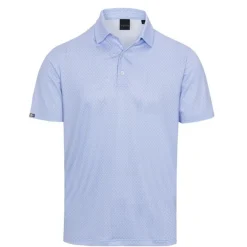 Dunning Monogram Jersey Performance Shirt Polo Short Sleeve Golf Apparel