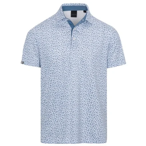 Dunning Moygrove Print Performance Shirt Polo Short Sleeve Golf Apparel
