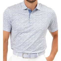 Dunning Moygrove Print Performance Shirt Polo Short Sleeve Golf Apparel