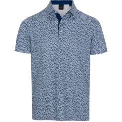 Dunning Moygrove Print Performance Shirt Polo Short Sleeve Golf Apparel
