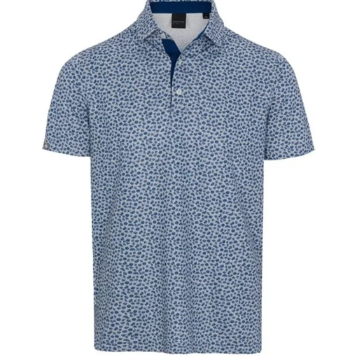 Dunning Moygrove Print Performance Shirt Polo Short Sleeve Golf Apparel