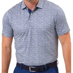 Dunning Moygrove Print Performance Shirt Polo Short Sleeve Golf Apparel