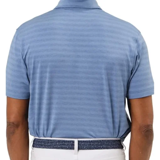 Dunning Norwood Ombre Stripe Performance Shirt Polo Short Sleeve Golf Apparel