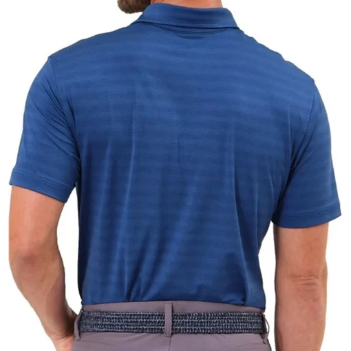 Dunning Norwood Ombre Stripe Performance Shirt Polo Short Sleeve Golf Apparel