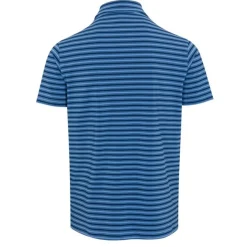Dunning Oakwood Stripe Ventilated Shirt Polo Short Sleeve Golf Apparel