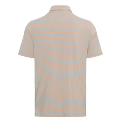 Dunning Oakwood Stripe Ventilated Shirt Polo Short Sleeve Golf Apparel