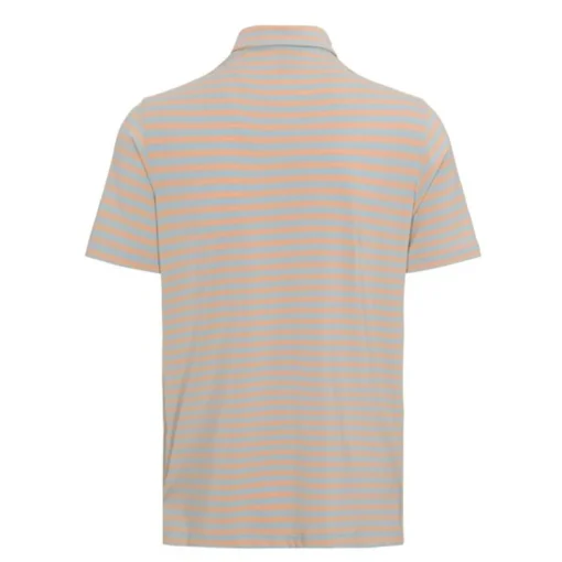 Dunning Oakwood Stripe Ventilated Shirt Polo Short Sleeve Golf Apparel