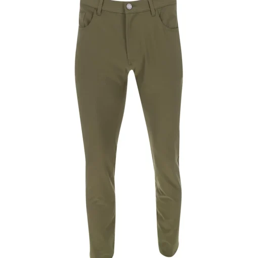Dunning Player 5 Pocket Performance Pants Flat Front Golf Apparel