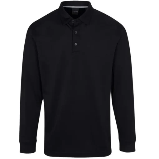 Dunning Players Pique Performance Shirt Polo Long Sleeve Golf Apparel