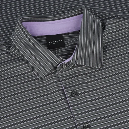 Dunning Prestwick Ventilated Shirt Polo Short Sleeve Golf Apparel