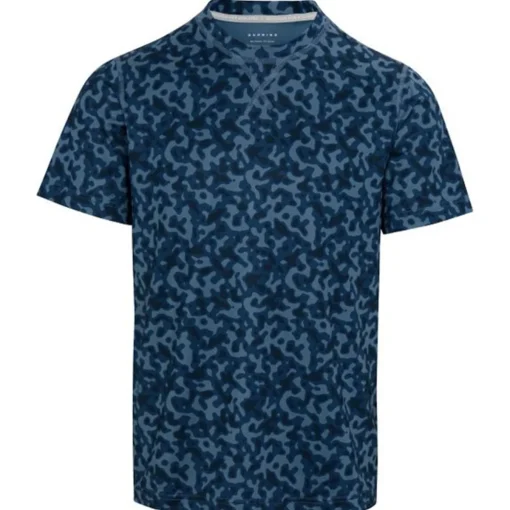 Dunning Quest Ventilated Camouflage Shirt T-Shirt Golf Apparel