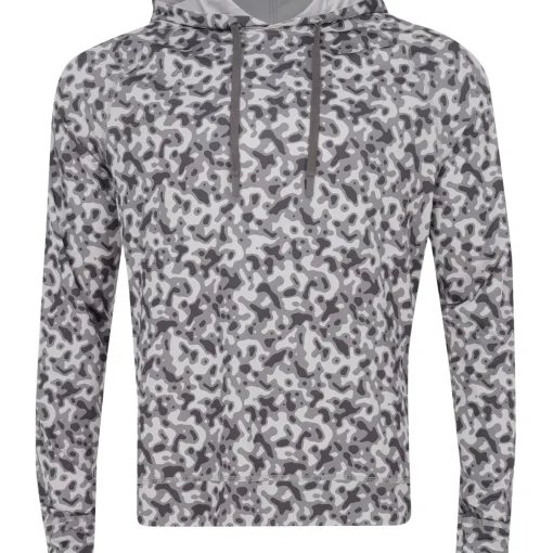 Dunning Quest Ventilated Camouflage Performance Hoodie Outerwear Pullover Golf Apparel