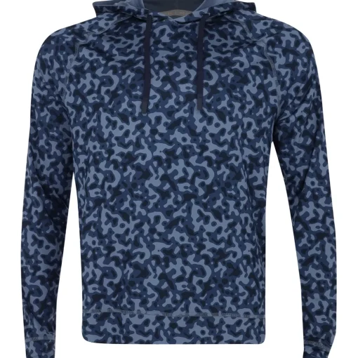 Dunning Quest Ventilated Camouflage Performance Hoodie Outerwear Pullover Golf Apparel