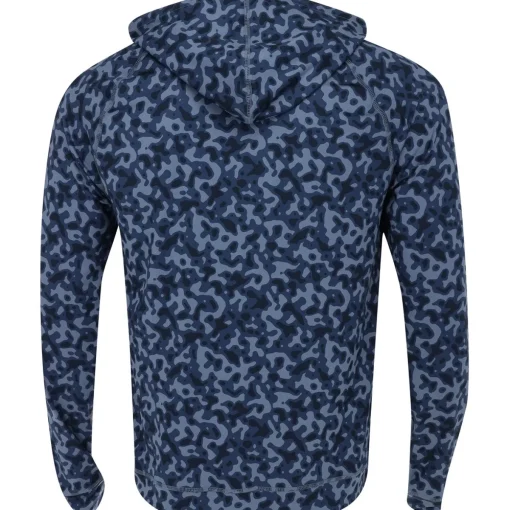 Dunning Quest Ventilated Camouflage Performance Hoodie Outerwear Pullover Golf Apparel