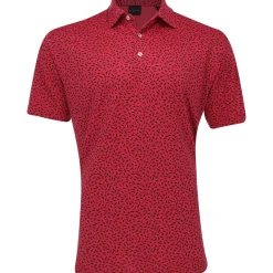Dunning Rowan Ventilated Jersey Performance Shirt Polo Short Sleeve Golf Apparel