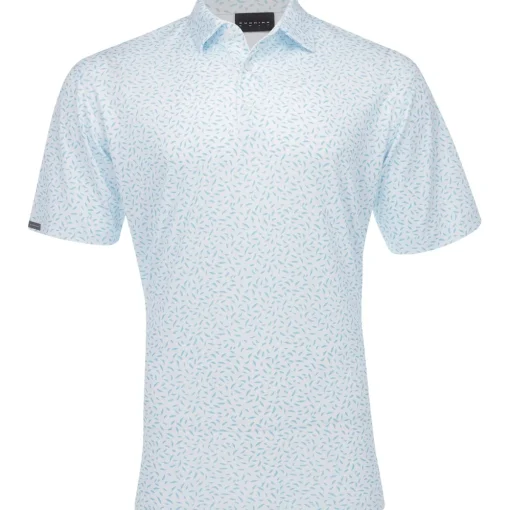 Dunning Rowan Ventilated Jersey Performance Shirt Polo Short Sleeve Golf Apparel
