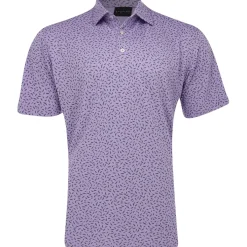Dunning Rowan Ventilated Jersey Performance Shirt Polo Short Sleeve Golf Apparel