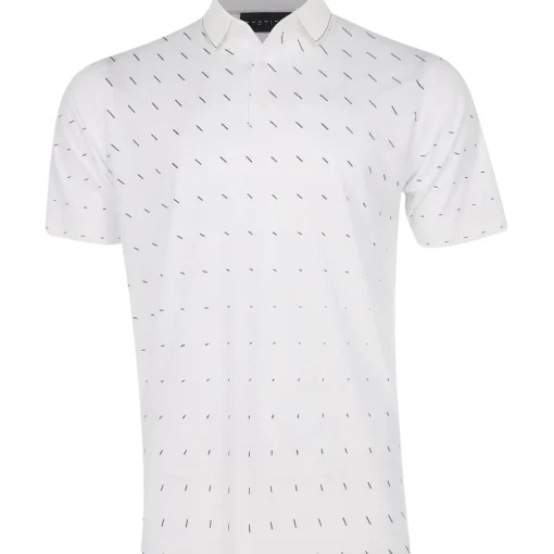 Dunning Stirling Ventilated Mesh Performance Shirt Polo Short Sleeve Golf Apparel