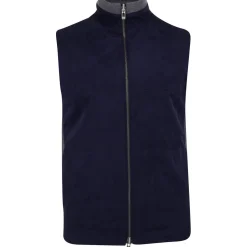 Dunning Thomas Microsuede Reversible Outerwear Vest Golf Apparel
