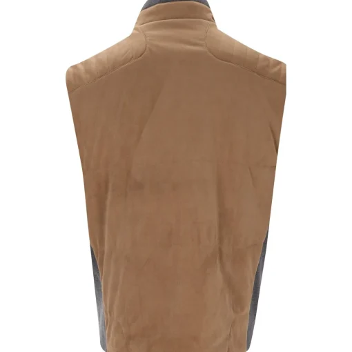 Dunning Thomas Microsuede Reversible Outerwear Vest Golf Apparel