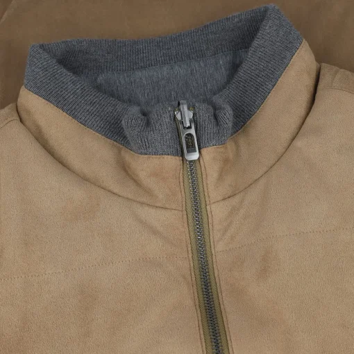 Dunning Thomas Microsuede Reversible Outerwear Vest Golf Apparel
