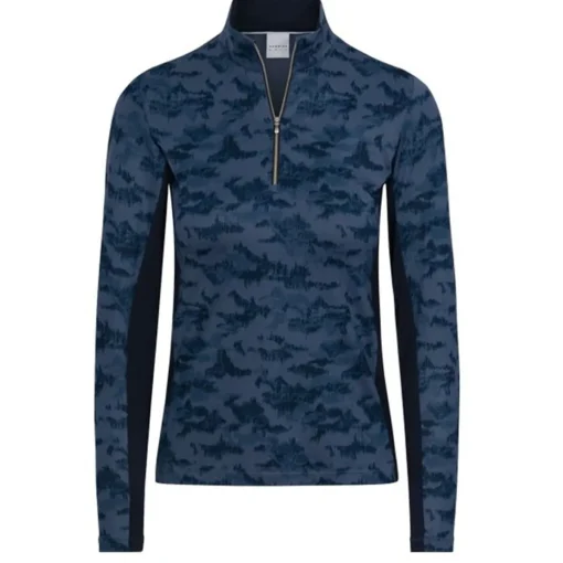 Dunning Tully Ventilated Performance Shirt Polo Long Sleeve Golf Apparel