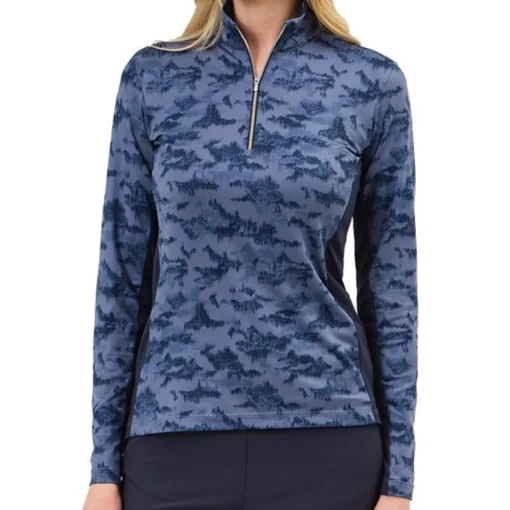 Dunning Tully Ventilated Performance Shirt Polo Long Sleeve Golf Apparel