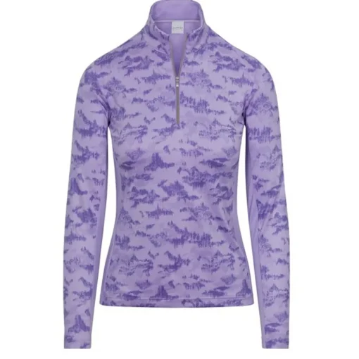 Dunning Tully Ventilated Performance Shirt Polo Long Sleeve Golf Apparel