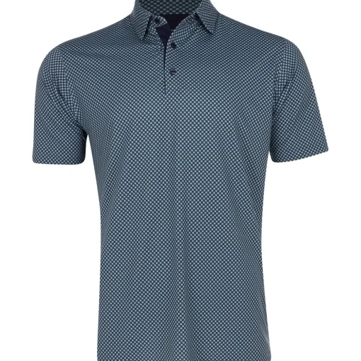 Dunning Westhill Ventilated Mesh Performance Shirt Polo Short Sleeve Golf Apparel