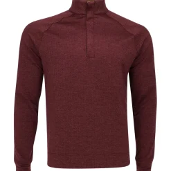 Dunning William Herringbone 1/4 Zip Outerwear Pullover Golf Apparel