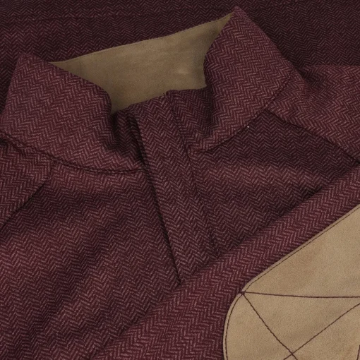 Dunning William Herringbone 1/4 Zip Outerwear Pullover Golf Apparel