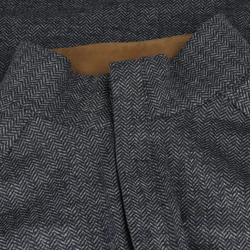 Dunning William Herringbone 1/4 Zip Outerwear Pullover Golf Apparel