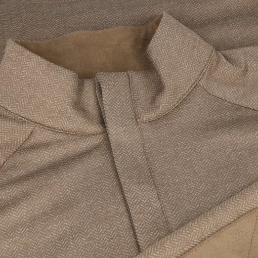Dunning William Herringbone 1/4 Zip Outerwear Pullover Golf Apparel