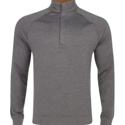 Dunning William Herringbone 1/4 Zip Outerwear Pullover Golf Apparel