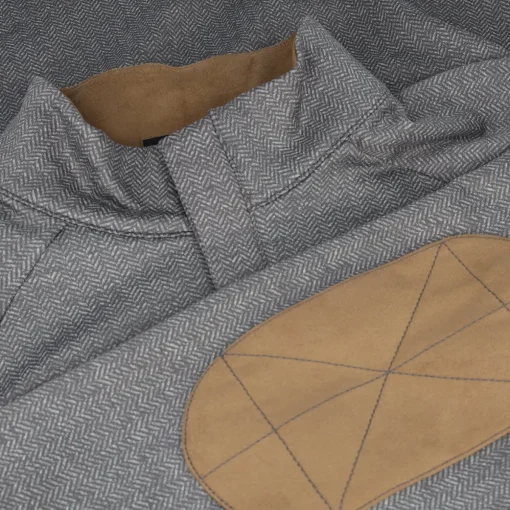 Dunning William Herringbone 1/4 Zip Outerwear Pullover Golf Apparel
