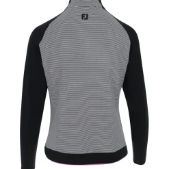 FootJoy 1/4 Zip Midlayer Colorblock Stripe Outerwear Pullover Golf Apparel