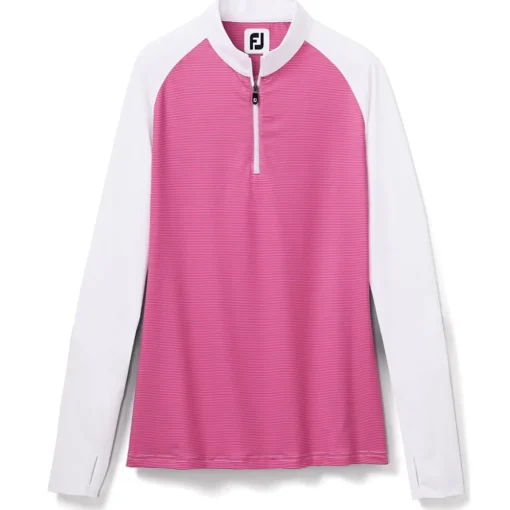 FootJoy 1/4 Zip Previous Season Apparel Style Shirt Polo Long Sleeve Golf Apparel