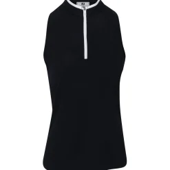FootJoy 1/4 Zip Sleeveless Shirt Polo Short Sleeve Golf Apparel