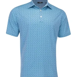 FootJoy Allover Floral Lisle Shirt Polo Short Sleeve Golf Apparel