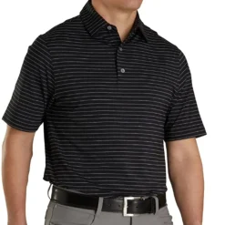 FootJoy Athletic Fit Classic Stripe Previous Season Apparel Style Shirt Polo Short Sleeve Golf Apparel