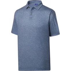 FootJoy Athletic Fit Solid Jersey Self Collar Previous Season Apparel Style Shirt Polo Short Sleeve Golf Apparel