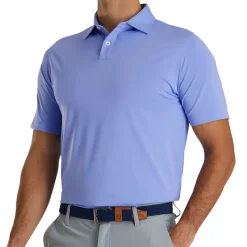 FootJoy Athletic Fit Solid Lisle Self Collar Previous Season Apparel Style Shirt Polo Short Sleeve Golf Apparel