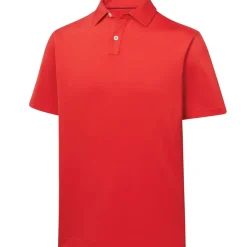 FootJoy Athletic Fit Solid Lisle Previous Season Apparel Style Shirt Polo Short Sleeve Golf Apparel