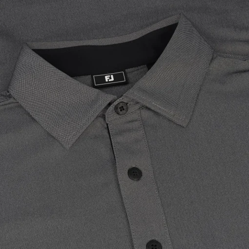 FootJoy Banded Sleeve Birdseye Self Collar Previous Season Apparel Style Shirt Polo Short Sleeve Golf Apparel