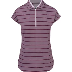 FootJoy Cap Sleeve Birdseye Stripe Previous Season Apparel Style Shirt Polo Short Sleeve Golf Apparel