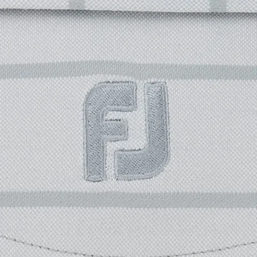 FootJoy Cap Sleeve Birdseye Stripe Previous Season Apparel Style Shirt Polo Short Sleeve Golf Apparel