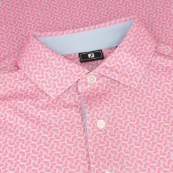 FootJoy Citrus Lisle Shirt Polo Short Sleeve Golf Apparel